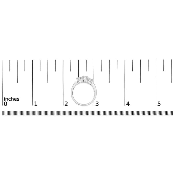 Haus of Brilliance 3/4ctw. Lab Grown Diamond 3 Stone Ring