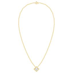 Nova Star® Gold Plated Sterling Silver Lab Grown Diamond Pendant
