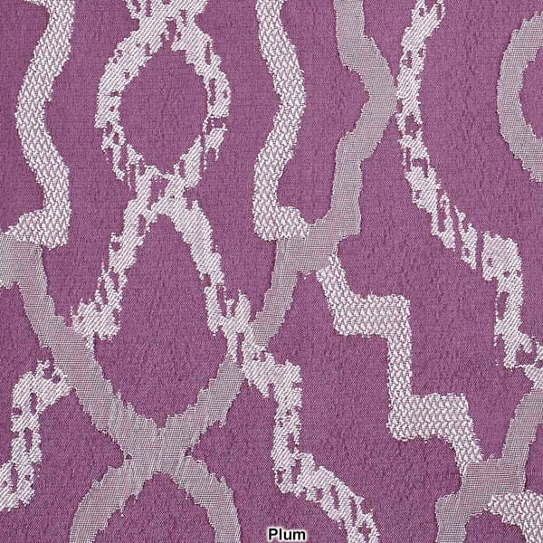 Exeter Geometric Jacquard Grommet Panel Curtain