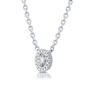 Nova Star&#174; 14kt White Gold 1/4ctw Lab Grown Diamond Pendant - image 2