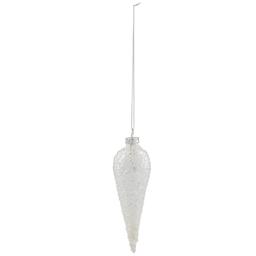 Northlight Seasonal Clear Glass Winter Icicle Ornament