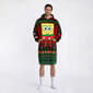 Mens SpongeBob Fair Isle Ugly Christmas Pajama Hoodie - image 1