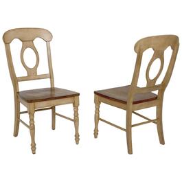 Besthom Brook Distressed Two-Tone Side Chairs - Set of 2