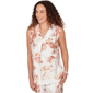 Plus Size Skye’s the Limit Blooming Pastels V Neck Floral Blouse - image 3