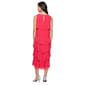Petite SLNY Sleeveless Tier Beaded Trim Midi Dress - image 2