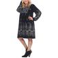 Plus Size White Mark Apolline Embroidered V-Neck Sweater Dress - image 3