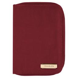 Travelon RFID Blocking Passport Zip Wallet