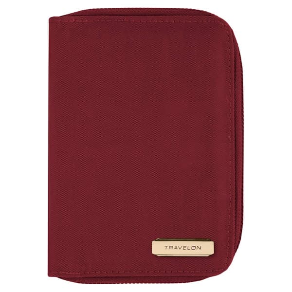Travelon RFID Blocking Passport Zip Wallet