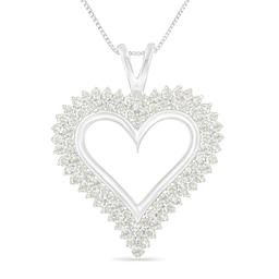 Diamond Classics(tm) 1ctw. Diamond Heart Pendant