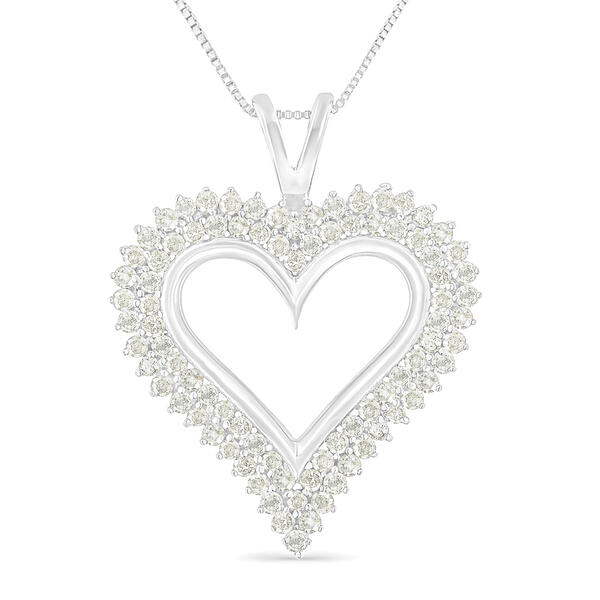 Diamond Classics&#40;tm&#41; 1ctw. Diamond Heart Pendant - image 