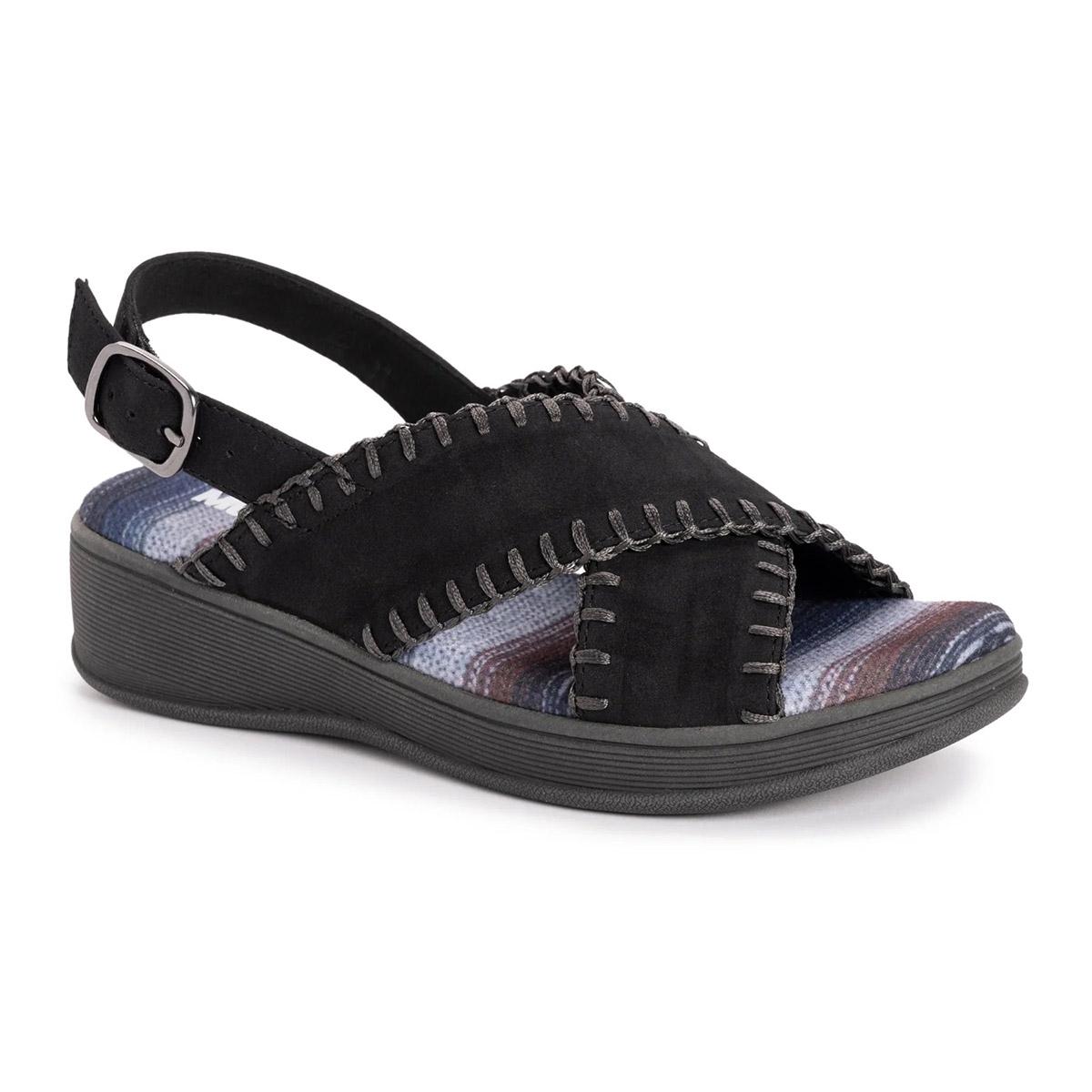 Womens MUK LUKS® City Highrise Strappy Sandals