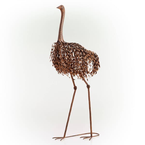 Alpine 45in. Peeking Ostrich Statue - image 