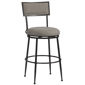 HH2 Home Theilmann Commercial Grade Metal Bar Height Swivel Stool - image 2