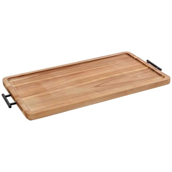 Bombay Acacia Serving Tray with Handles - image 