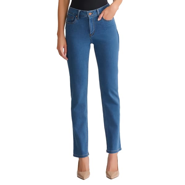 Petite Jones New York Lexington Sky Straight Leg Jeans - image 