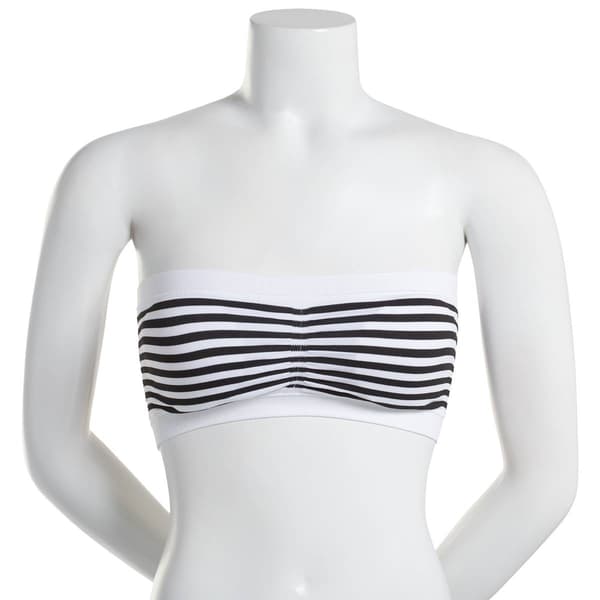Womens Undies.com Seamless Bandeau Bra SM103 - Stripes - image 