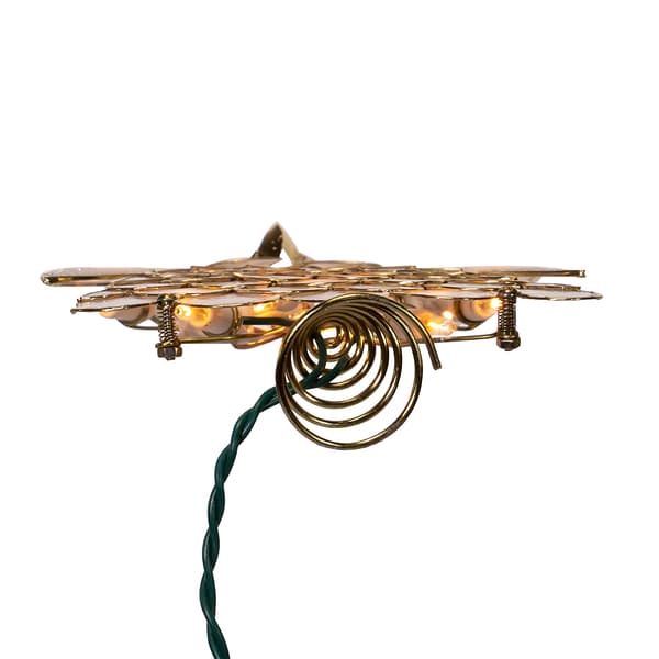 Kurt S. Adler 10 Light Capiz Angel Tree Topper
