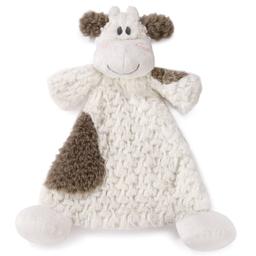 Demdaco Moozer Cow Rattle Blankie