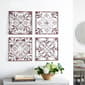 9th & Pike&#174; Rustic Style Square Floral Wall D&#233;cor - Set of 4 - image 3