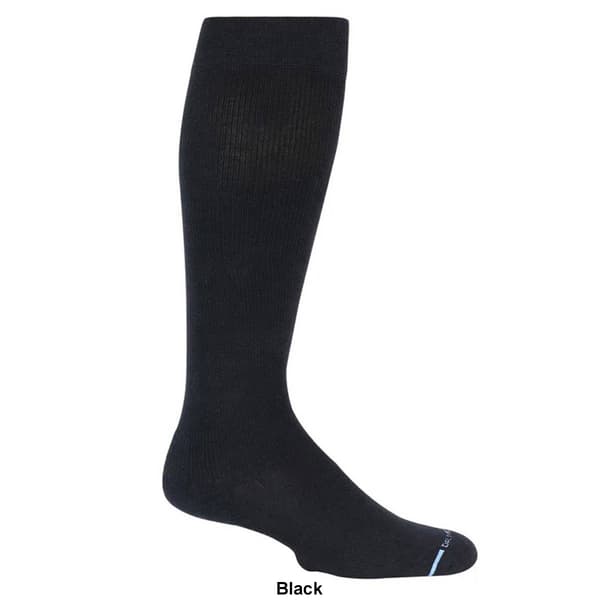 Mens Dr. Motion Solid Cotton Cushion Diabetic Socks