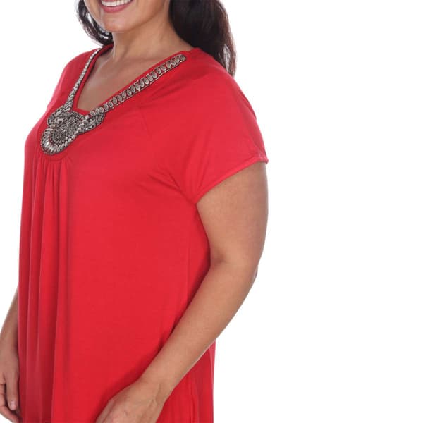 Plus Size White Mark Fenella Tunic