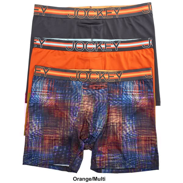 Mens Jockey® 3pk. Stability Pouch Breathable Mesh Boxer Briefs