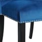 Elements Francesca Grey Velvet Side Chair Set - image 8