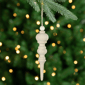 Northlight 2pk. Natural Wood Finial Christmas Tree Ornaments - image 3