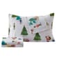 Freshfolds Cotton Santa & Friends Holiday 4pc. Flannel Sheet Set - image 1