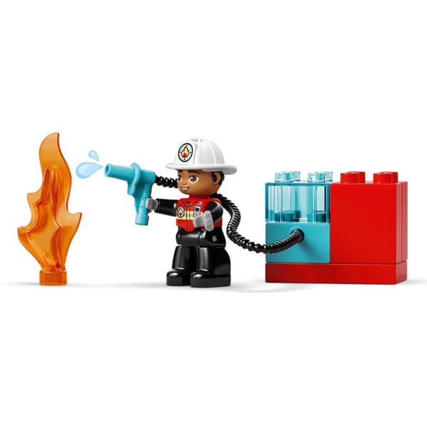 LEGO® DUPLO® Fire Truck w/ Hose & Firefighter Building Kit