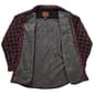 Mens Big & Tall Mountain Ridge Fleece Shirt Jacket - Wine/Ash - image 2
