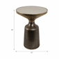 Sagebrook Home 20in. Marble top Accent Table - image 7