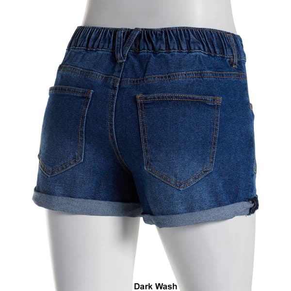 Juniors Almost Famous&#8482; Haylee Utility Denim Shorts