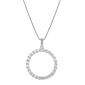 Nova Star&#40;R&#41; Sterling Silver Lab Grown Diamond Circular Pendant - image 1