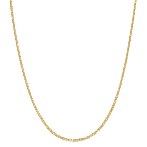 Gold Classics&#40;tm&#41; 10kt. Gold 18in. Wheat Chain Necklace