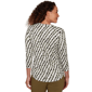 Womens Emaline Key Items 3/4 Sleeve Abstract Stripe Blouse - image 2