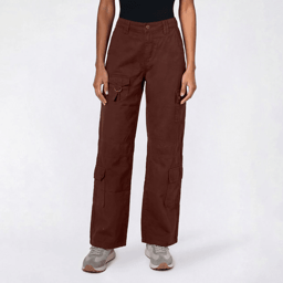 Juniors Celebrity Pink Baggy Strap Pocket Cargo Wide Leg Pants