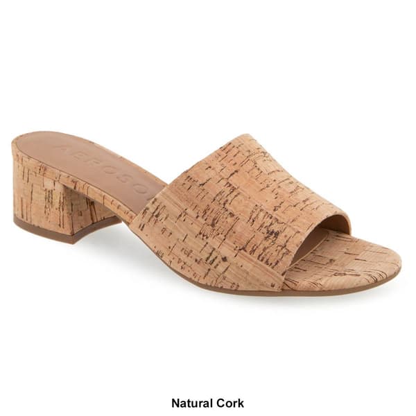 Womens Aerosoles Como Heeled Slide Sandals