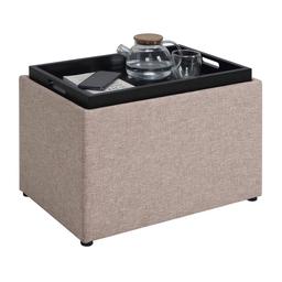 Convenience Concepts Designs4Comfort Accent Storage Ottoman
