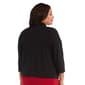 Plus Size R&M Richards Open Front Bead Cardigan - image 2