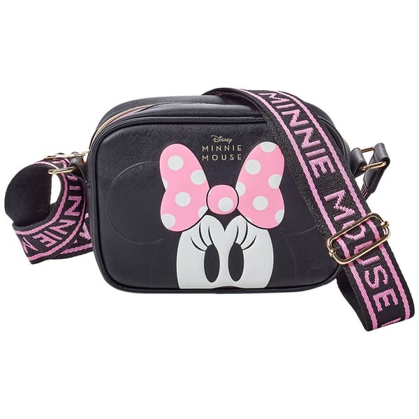 Womens Disney Minnie Mouse Camera Crossbody