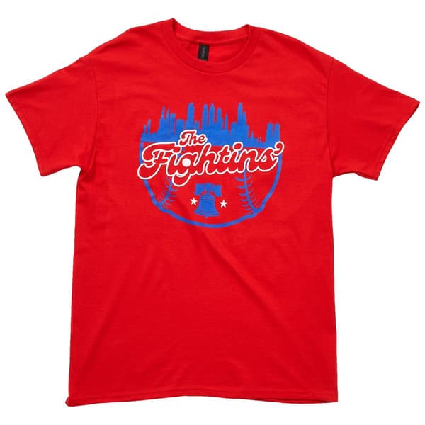 Mens Philadelphia Phillies Fightin&#39;&#39; Skyline Tee - image 