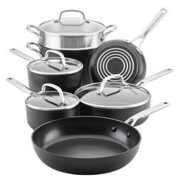 KitchenAid(R) Hard-Anodized Induction 11pc. Cookware Set