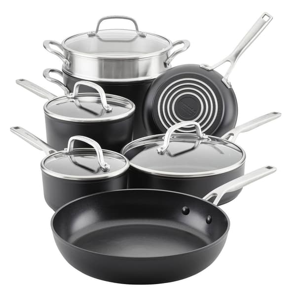 KitchenAid&#40;R&#41; Hard-Anodized Induction 11pc. Cookware Set - image 