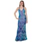 Juniors Crystal Doll Sequin Mermaid Double Crossback Sheath Dress - image 1