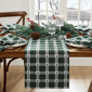 Threadmade Sherwood Tree Dobby Cotton Table Runner - image 2