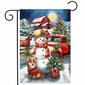Briarwood Lane Country Snow Day Garden Flag - image 1