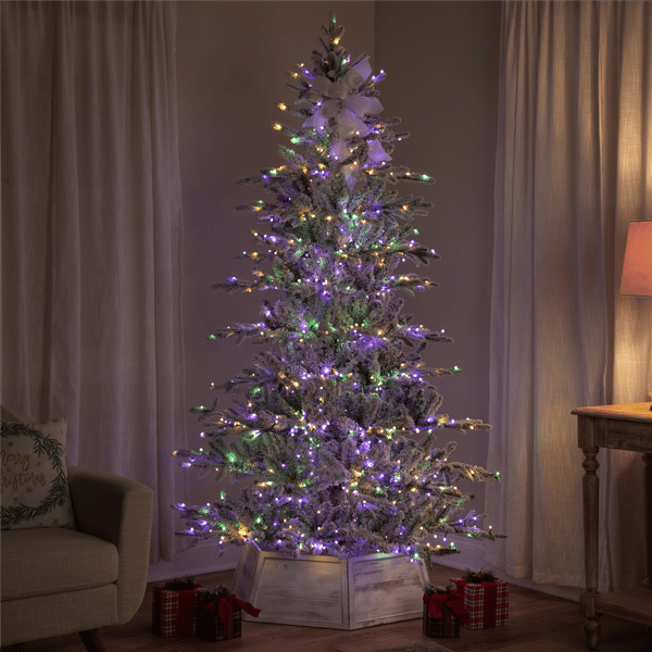 Northlight Real Touch™ 6ft. Pre-Lit Flocked Pine Christmas Tree