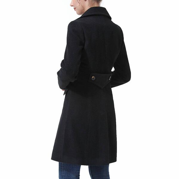 Womens BGSD Mid-Length Wool Walking Coat