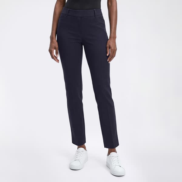 Petite Briggs Luxe Millennium Belt Loop Cropped Pants